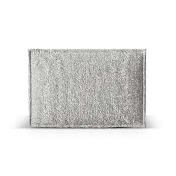 Perna decorativa, Nuria-260, Micadoni Home, 60x40x19 cm, tesatura boucle, argintiu imagine