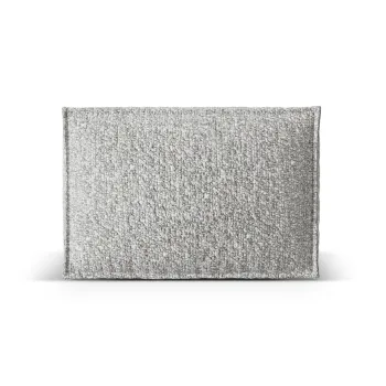 Perna decorativa, Nuria-260, Micadoni Home, 60x40x26 cm, tesatura boucle, argintiu imagine