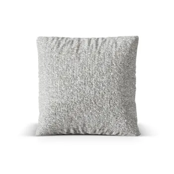 Perna decorativa, Nuria-260, Micadoni Home, 70x70 cm, tesatura boucle, argintiu imagine