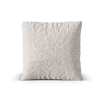 Perna decorativa, Nuria-260, Micadoni Home, 70x70 cm, tesatura boucle, gri bej melange imagine