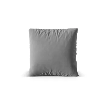 Perna decorativa, Nuria-88, Micadoni Home, 40x40 cm, catifea, gri imagine
