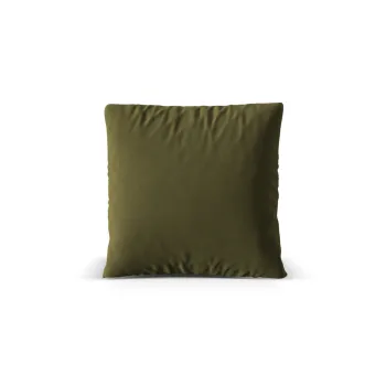Perna decorativa, Nuria-88, Micadoni Home, 40x40 cm, catifea, verde moss melange imagine