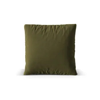 Perna decorativa, Nuria-88, Micadoni Home, 50x50 cm, catifea, verde moss melange imagine