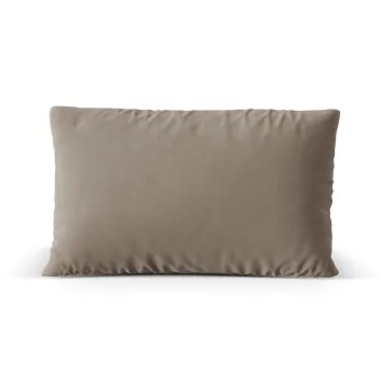 Perna decorativa, Nuria-88, Micadoni Home, 60x40x17 cm, catifea, gri beton imagine