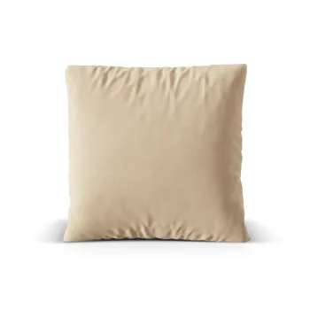 Perna decorativa, Nuria-88, Micadoni Home, 70x70 cm, catifea, bej nude imagine