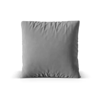 Perna decorativa, Nuria-88, Micadoni Home, 70x70 cm, catifea, gri imagine
