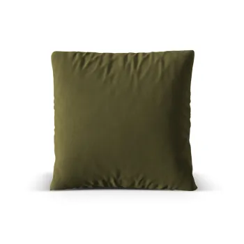 Perna decorativa, Nuria-88, Micadoni Home, 70x70 cm, catifea, verde moss melange imagine