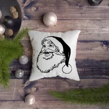 Perna decorativa, NYXMAS129, 43x43 cm, 50% Bumbac / 50% Poliester, Multicolor imagine