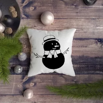 Perna decorativa, NYXMAS131, 43x43 cm, 50% Bumbac / 50% Poliester, Multicolor imagine