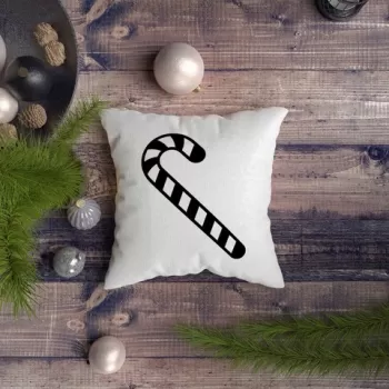 Perna decorativa, NYXMAS132, 43x43 cm, 50% Bumbac / 50% Poliester, Multicolor imagine