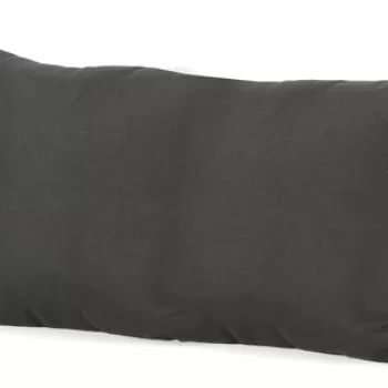 Perna decorativa Outdoor, Bizzotto, 30 x 50 cm, ofelina rezistenta la apa, gri carbune imagine