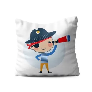 Perna decorativa Pirate, Oyo Kids, 43x43 cm, poliester, multicolor imagine