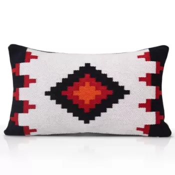 Perna decorativa, Rustic v2, 58x33 cm, 50% Bumbac / 50% Poliester, Multicolor imagine