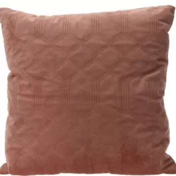 Perna decorativa Uni, 45x45 cm, poliester, roz imagine