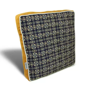 Perna decorativa, YM1008, 42x42 cm, 50% Bumbac / 50% Poliester, Multicolor imagine