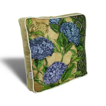 Perna decorativa, YM1029, 42x42 cm, 50% Bumbac / 50% Poliester, Multicolor imagine