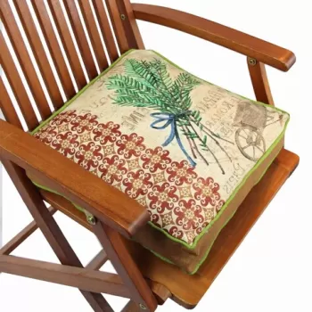 Perna decorativa, YM1156, 42x42 cm, 50% Bumbac / 50% Poliester, Multicolor imagine