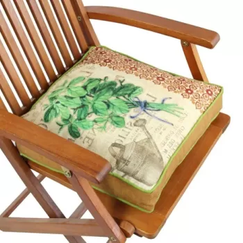 Perna decorativa, YM1158, 42x42 cm, 50% Bumbac / 50% Poliester, Multicolor imagine