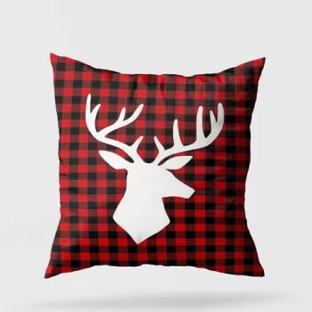 Perna decorativa, YY202312, 43x43 cm, 50% Bumbac / 50% Poliester, Multicolor imagine