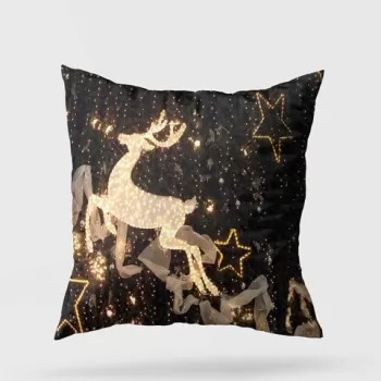 Perna decorativa, YY202314, 43x43 cm, 50% Bumbac / 50% Poliester, Multicolor imagine