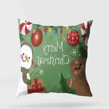 Perna decorativa, YY202320, 43x43 cm, 50% Bumbac / 50% Poliester, Multicolor imagine