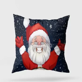 Perna decorativa, YY202325, 43x43 cm, 50% Bumbac / 50% Poliester, Multicolor imagine