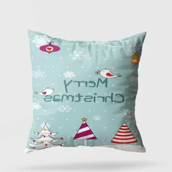 Perna decorativa, YY202342, 43x43 cm, 50% Bumbac / 50% Poliester, Multicolor imagine