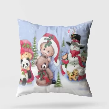 Perna decorativa, YY202344, 43x43 cm, 50% Bumbac / 50% Poliester, Multicolor imagine