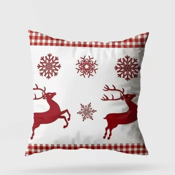 Perna decorativa, YY202345, 43x43 cm, 50% Bumbac / 50% Poliester, Multicolor imagine