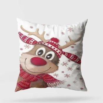 Perna decorativa, YY20235, 43x43 cm, 50% Bumbac / 50% Poliester, Multicolor imagine