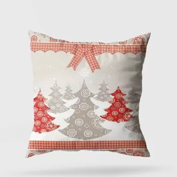 Perna decorativa, YY202358, 43x43 cm, 50% Bumbac / 50% Poliester, Multicolor imagine