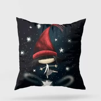 Perna decorativa, YY202359, 43x43 cm, 50% Bumbac / 50% Poliester, Multicolor imagine