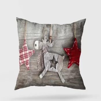 Perna decorativa, YY20236, 43x43 cm, 50% Bumbac / 50% Poliester, Multicolor imagine