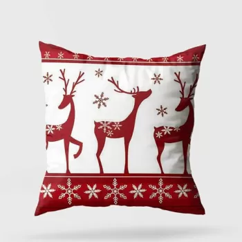 Perna decorativa, YY202366, 43x43 cm, 50% Bumbac / 50% Poliester, Multicolor imagine