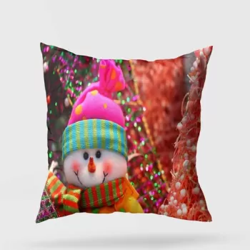 Perna decorativa, YY202370, 43x43 cm, 50% Bumbac / 50% Poliester, Multicolor imagine