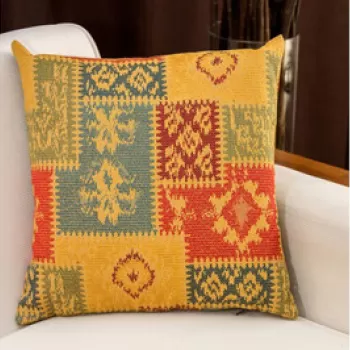 Perna decorativa, Zeto, 15x45x15 cm, Amestec bumbac, Galben imagine