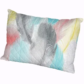 Perna Peacock, microfibra matlasata Alcam, 50x70 cm imagine