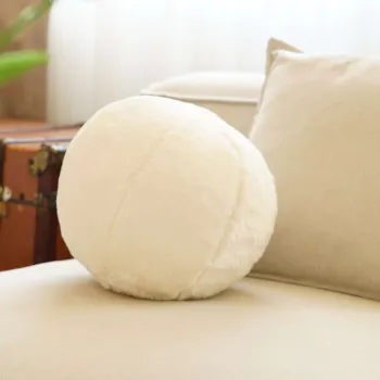 Perna, Pelus Top, 25x25x25 cm, 75% RECYCLED POLYESTER/25% POLYESTER, Crem imagine