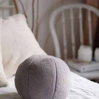 Perna, Pelus Top, 25x25x25 cm, 75% RECYCLED POLYESTER/25% POLYESTER, Gri imagine