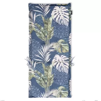 Perna pentru scaun Reva Blue, 120x50x5 cm, bumbac/poliester, albastru imagine