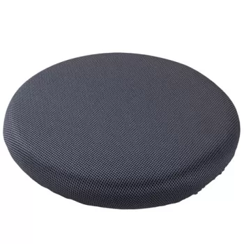 Perna pivotanta ortopedica, Maximex, Swivel Gel, 42 x 42 x 5 cm, poliester, alb/negru imagine