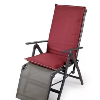 Perna scaun cu spatar, Alcam, De Luxe, Grena, 118x48x7 cm imagine