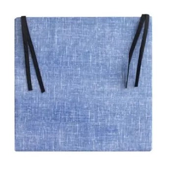 Perna scaun Fantezie Blue Black 39x39x3 cm imagine