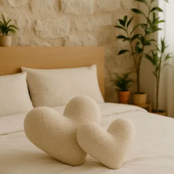 Perna, Teddy Kalp Big, 42x45x12 cm, Poliester, Bej deschis imagine