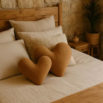 Perna, Teddy Kalp Big, 42x45x12 cm, Poliester, Maro imagine