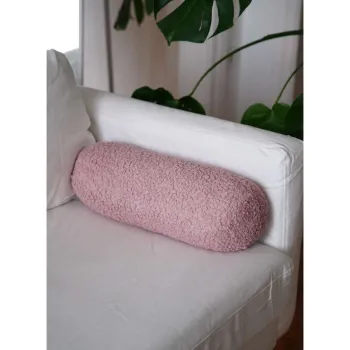Perna, Teddy Roller, 50x14x14 cm, 75% RECYCLED POLYESTER/25% POLYESTER, Roz imagine