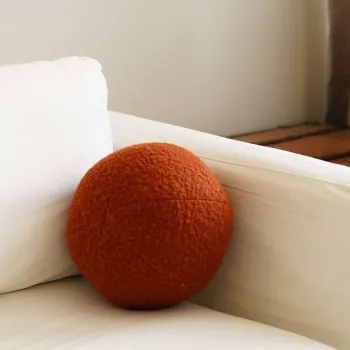 Perna, Teddy Top 25, 25x25x25 cm, 75% RECYCLED POLYESTER/25% POLYESTER, Caramiziu imagine