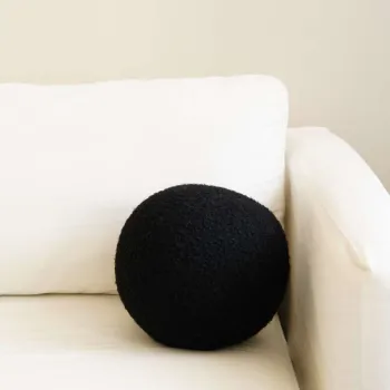 Perna, Teddy Top 25, 25x25x25 cm, 75% RECYCLED POLYESTER/25% POLYESTER, Negru imagine