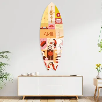 Pictura decorativa din plexiglas, Mvsf18L, PLEXIGLAS, Cadru: Design fara rama, Multicolor imagine