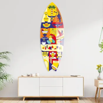 Pictura decorativa din plexiglas, Mvsf19M, PLEXIGLAS, Cadru: Design fara rama, Multicolor imagine